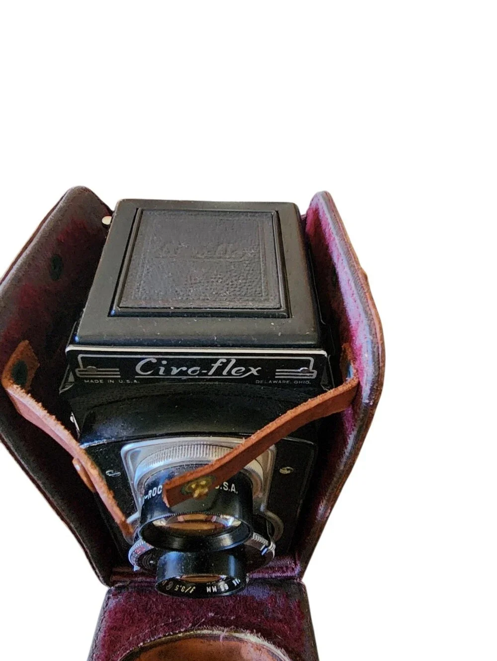 Ciro-Flex Camera Film Wollensack Lens 85mm Antastigmat Ciro Flex Rapax USA